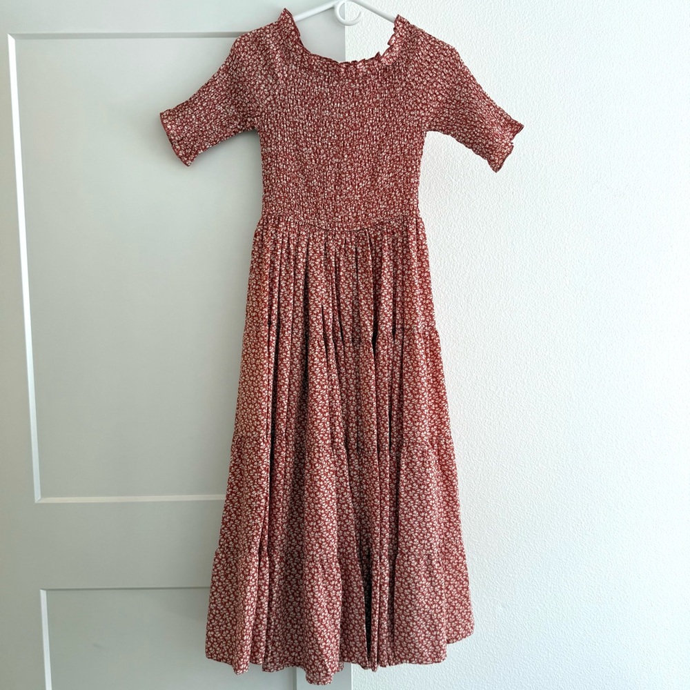JESSAKAE ORANGE CREEK Red Floral Print Dress